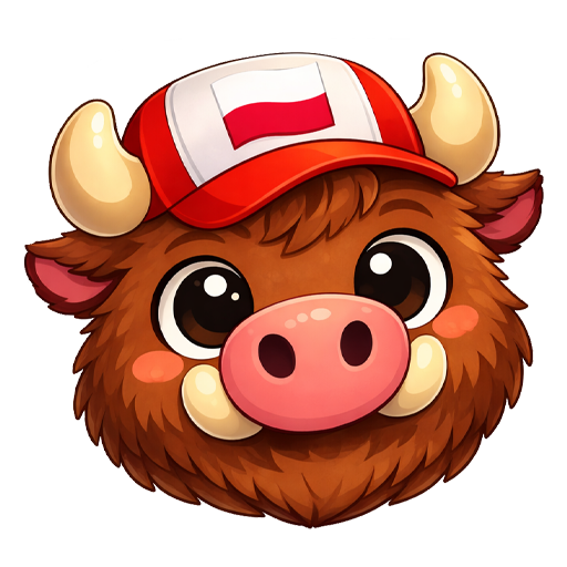 Movoza's friendly Polish bison mascot